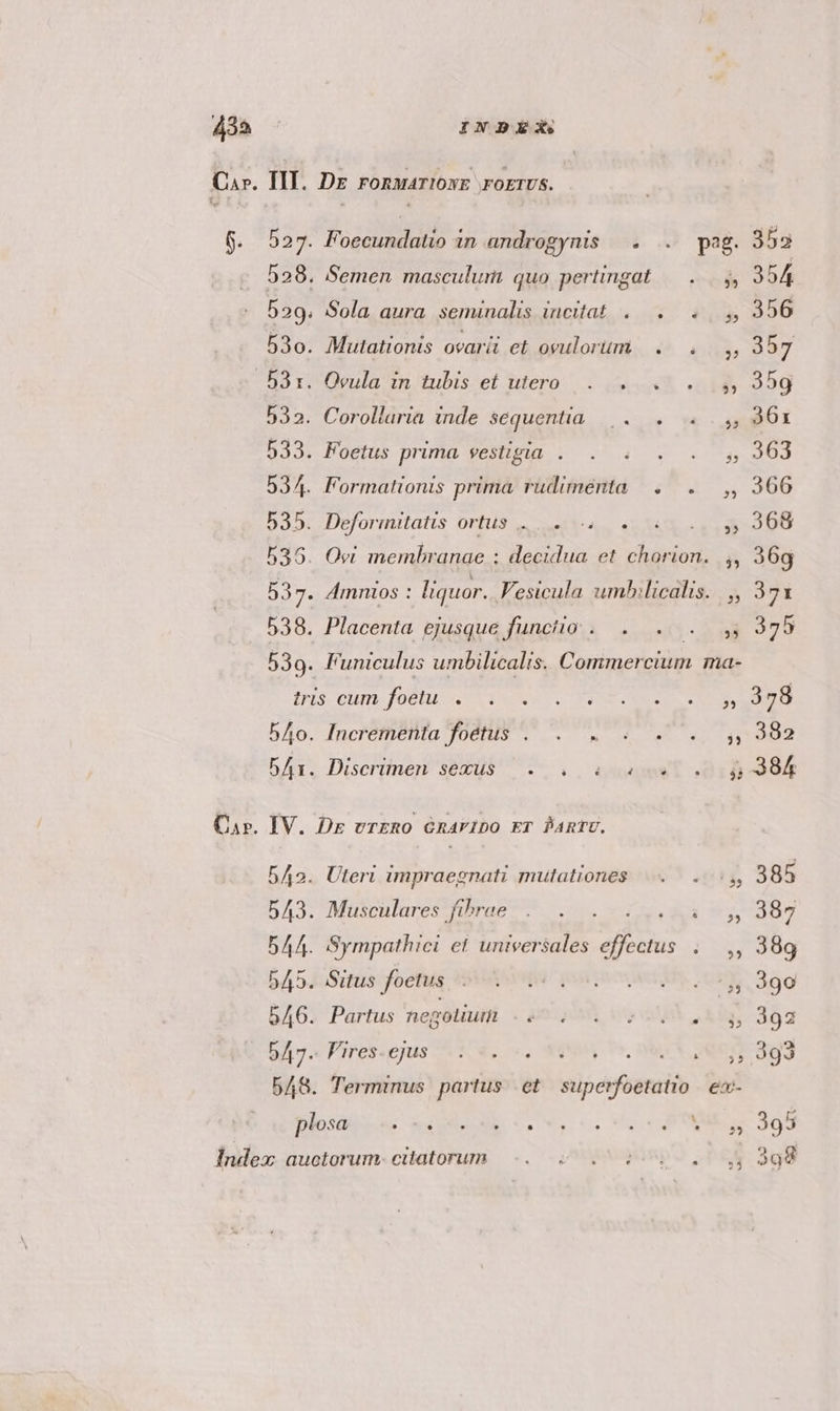 535. Deforinitatis ortus tris cum foetu. 5Ax. Discrimen sexus LI L] . . $35 543. Musculares fibrae 545. Situs foetus 546. Partus negoliurn 547. Fires. ejus 548. Terminus partus plosa ..-. Index auctorum. citatorum 8 77 99 ,» ET * e . » P  PE . id LÀ . LI LI 55 et superfoetatio | ex- 353 354 356 361 363 366 368 382