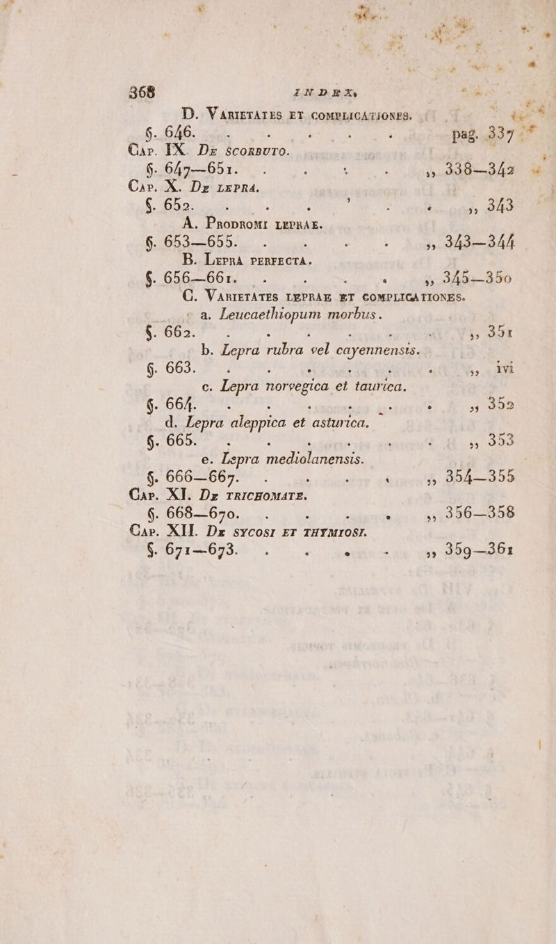 CE n D. VARIETATES ET COMPLICATJONES. | META LT . 6406. : 5 j 2 E pag. 335 od doses EIU AUAM MINIM . 652. : í ; N », 343 A. Pnopnont rrPnRAE. B. Lzrna pznrECTA. o 8. Leucaethiopum morbus. $. 662. ; : : : r : TESET: b. Lepra rubra vel cayennensts. 6. 663. ; : : : Y AM V c. Lepra es et taurica. 9.664. . d is : » 352 d. Lepra aleppica. et Pioswesd 6. 665. : kl e. Lspra WU epi $. 666—667. . à : « ^. DD04-—355 Ar. XI. Dz rnrcHoMarTE. 6. 668—670. . : : 4.356—2358 AP. XII. Dx svcosr Er THYMIOSI. $. 671—673. . ; : s: , 399—361