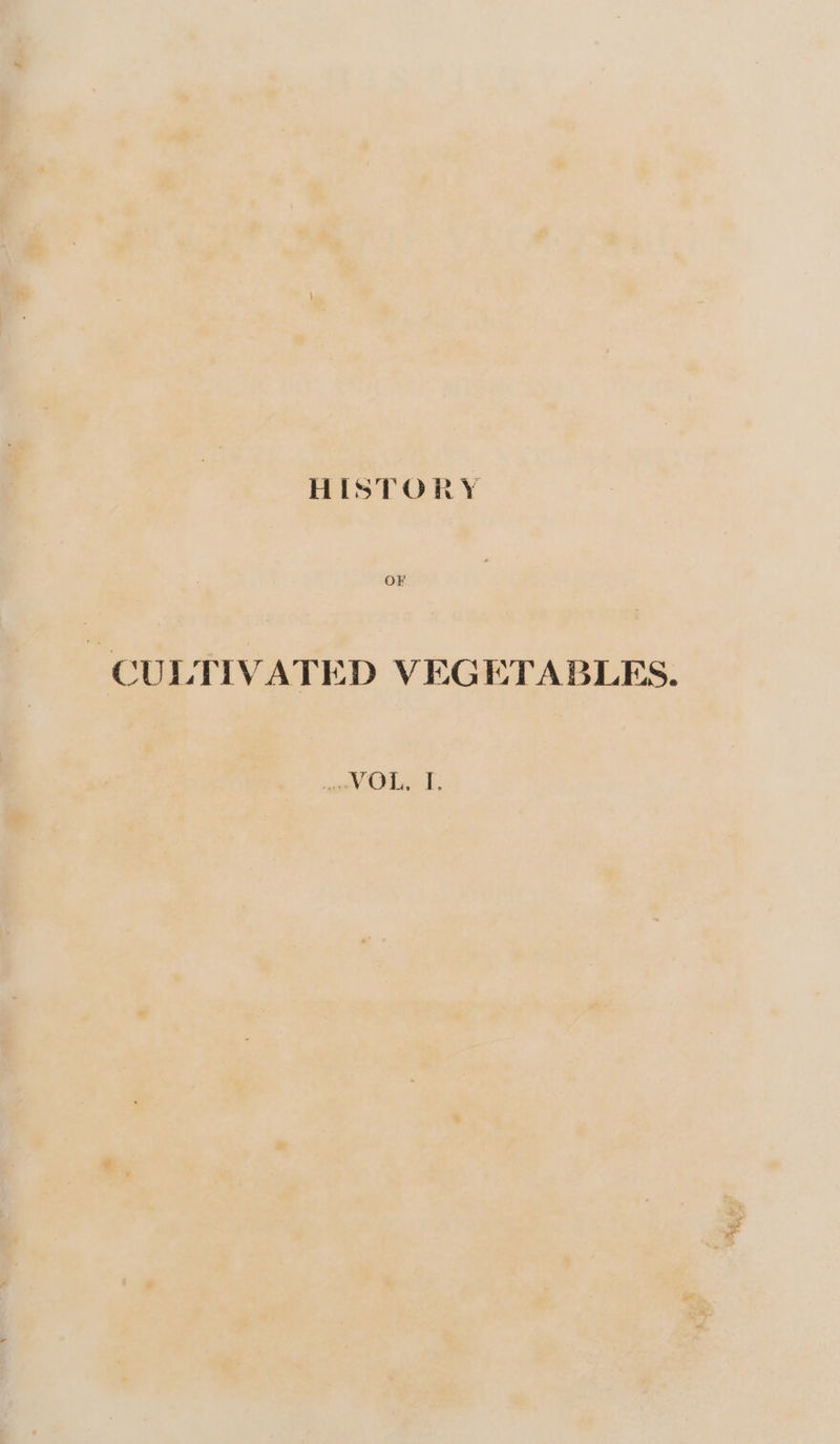 CULTIVATED VEGETABLES. ae PLabk.