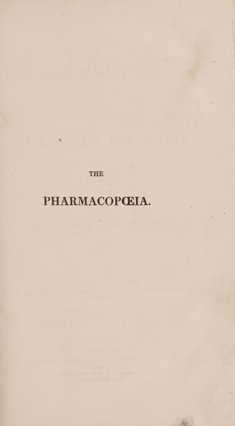 THE PHARMACOPGIA.