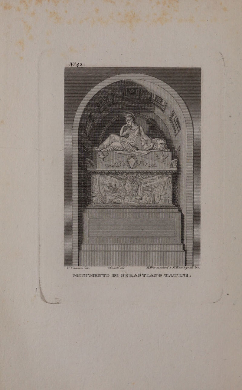 Ag n IAA | Ce Carriti dit. Franceschini, e PRormagnoli inc. MONUMENTO IDI SERAS'TTANQO TATTNI è