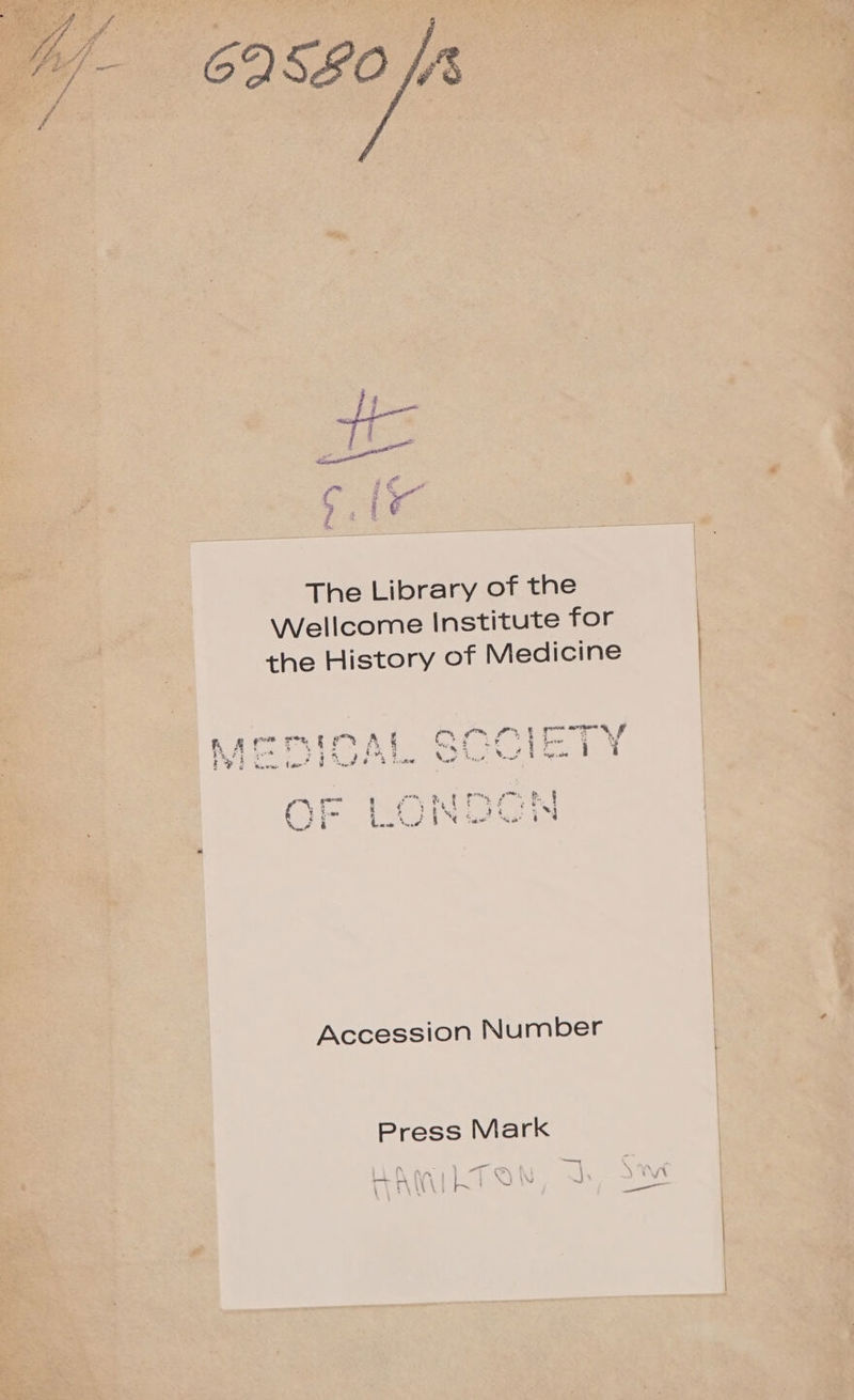 : ao” Pt aaa i, g vf F es ae wae. eased The Library of the Wellcome Institute for the History of Medicine AATIIOAL SOOCLETY i+ «a fox hi = 4 hee Na A) me Fes Lo wae i i Accession Number Press Mark a“ ae | a“ \ T\ \au ~ ' 3 M .) 5 mV