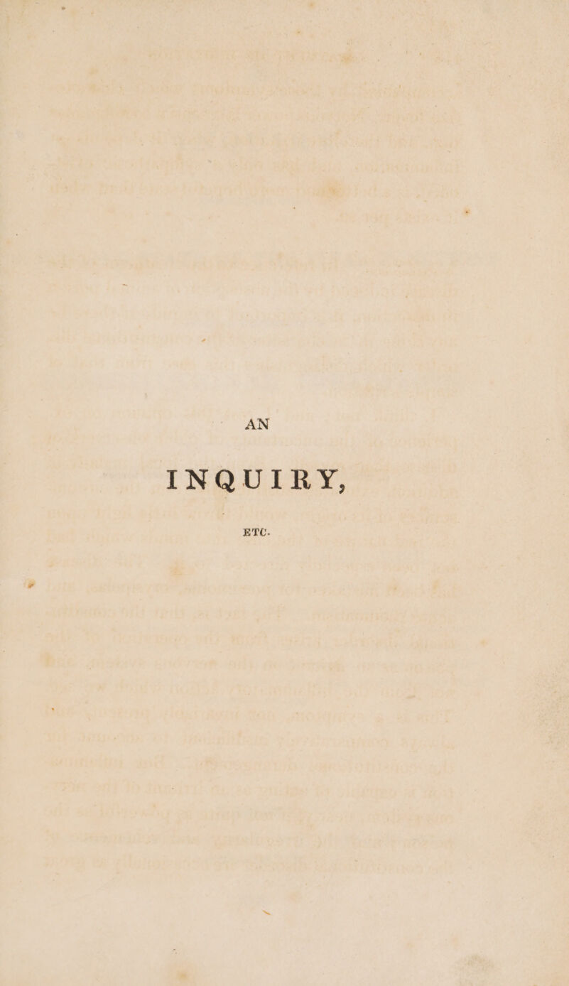 ee INQUIRY, ETC.
