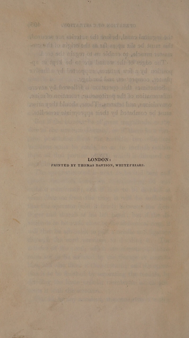 €¥. 2 Syoey  ‘ee i 7) ee ear eee, Ey amare, LONDON: © PRINTED BY: THOMAS ea ore WHTTEFRIARS. Cy 5 TO pre tN »