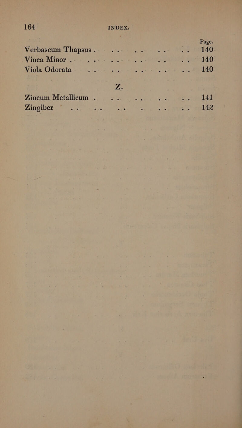 Vinca Minor . Viola Odorata Zingiber Page. 140. 140 140 141 142