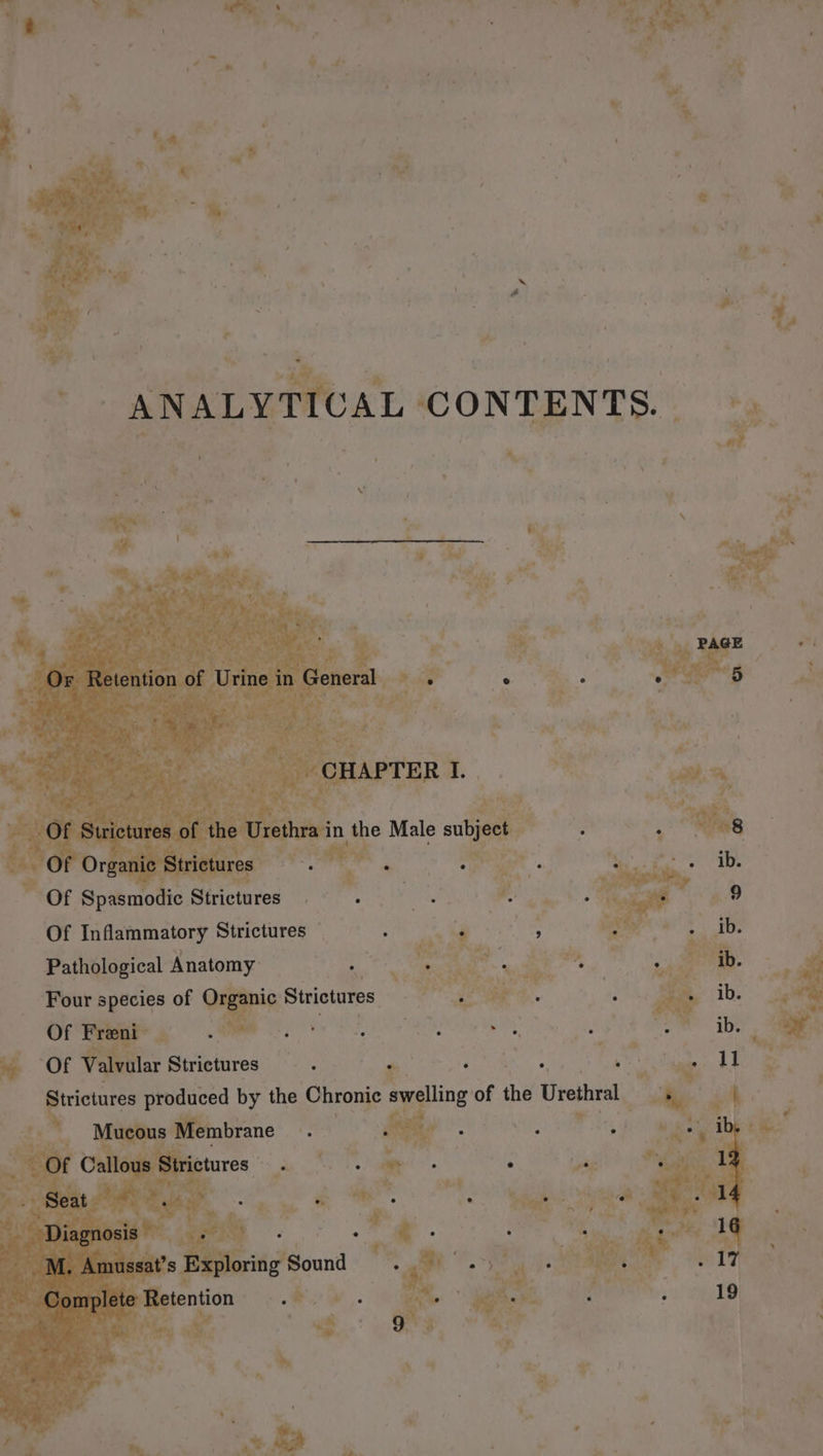 are off à à ee CR * ge : ‘ei 7 È + 4 à Lu 4 ~ . # bs À Æ À . ‘ \ | | | ay | Pa | pe , i % pe “ANALYTICAL CONTENTS. ; » Of ‘Spehmot c Strictures | Of Inflammatory Strictures — Pathological FD Ah Four species of Organi nic Strictures a D nn une à Of lar Strictures . Me Fa HE produced by the Chronie s sw ring of the Urethral . ae € mbrane à b as: k, L | a atk in 18 K ” ais ‘