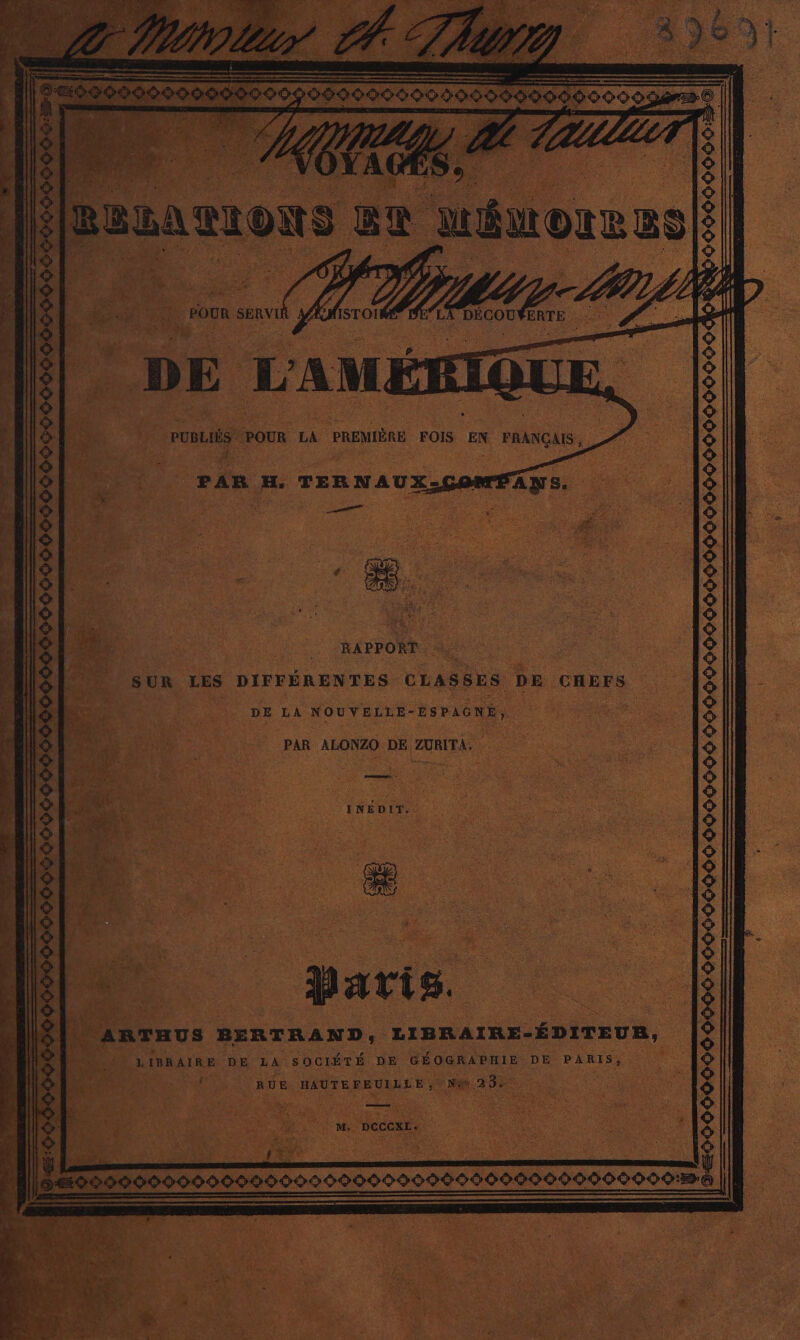 “RAPPORT PAR ALONZO DE zonri.