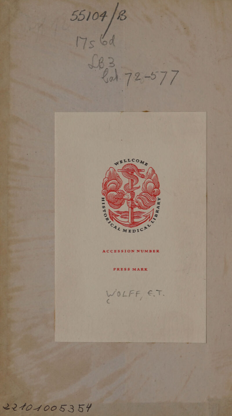 ACCESSION NUMBER PRESS MARK