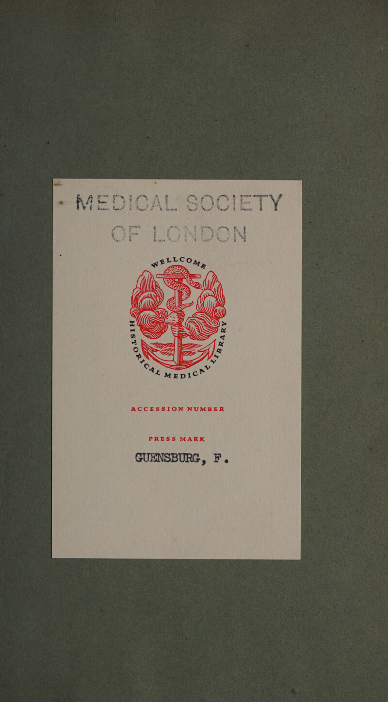 an ut ACCESSION NUMBER PRESS MARK GUENSBURG, F.