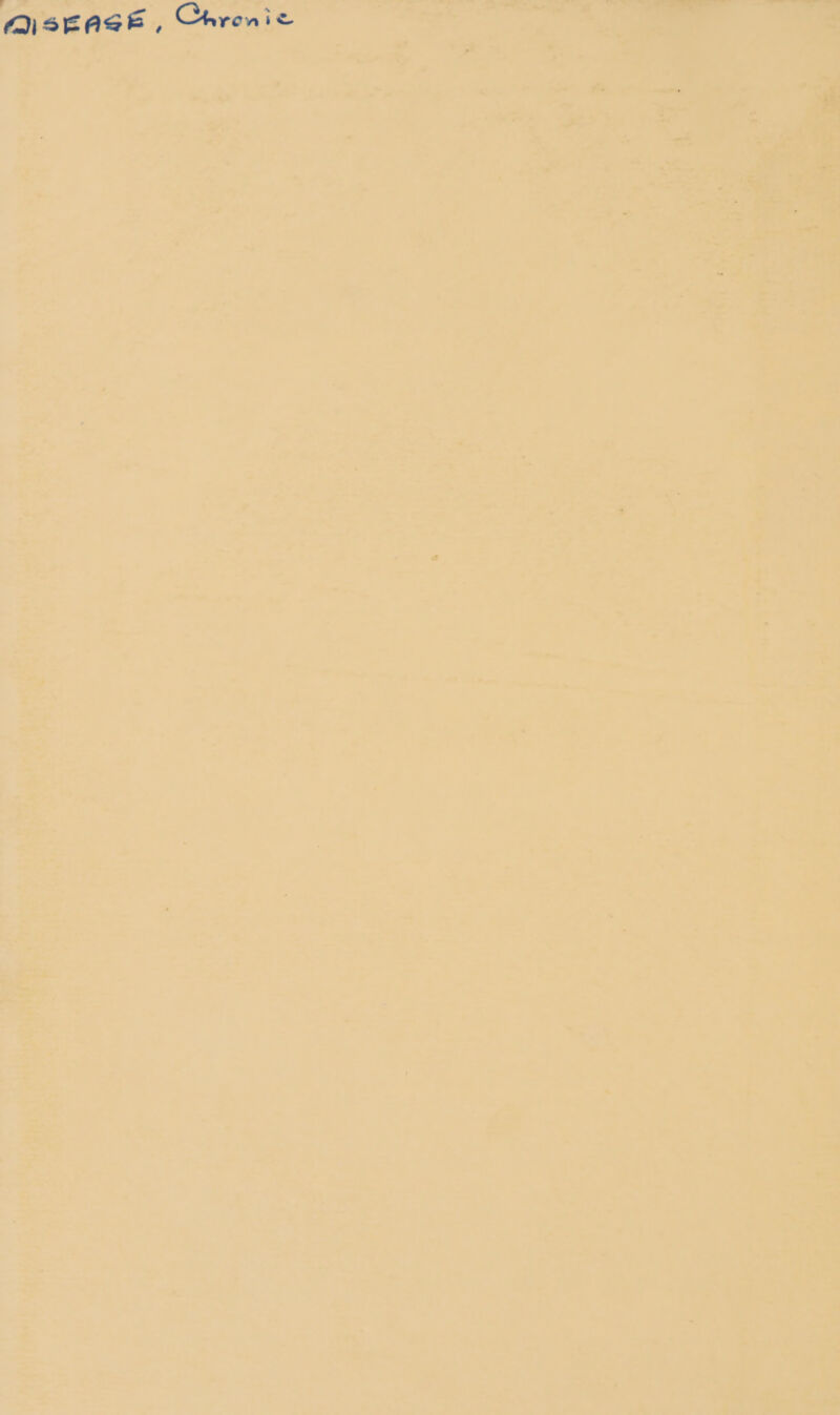 maiseasé , Chronic