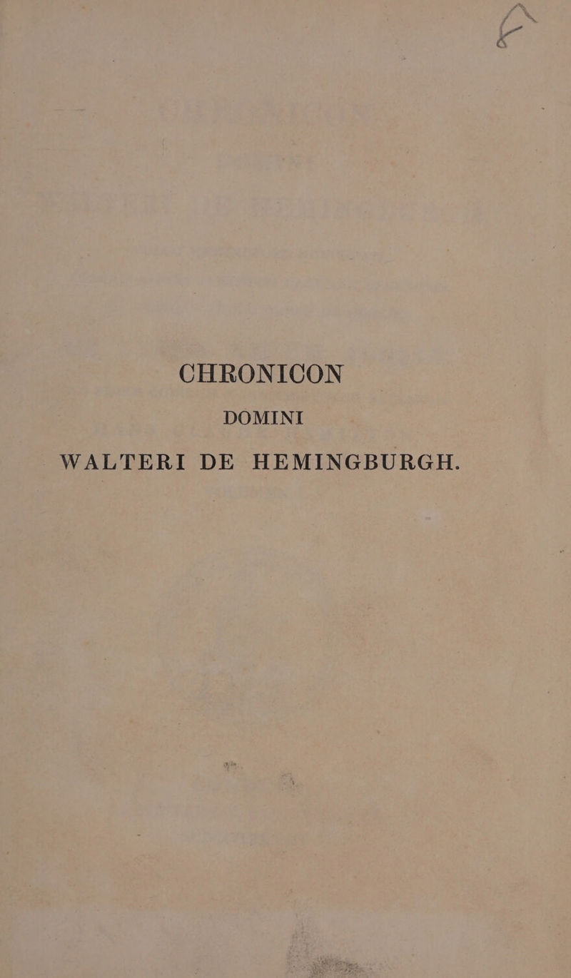 DOMINI WALTERI DE HEMINGBURGH.