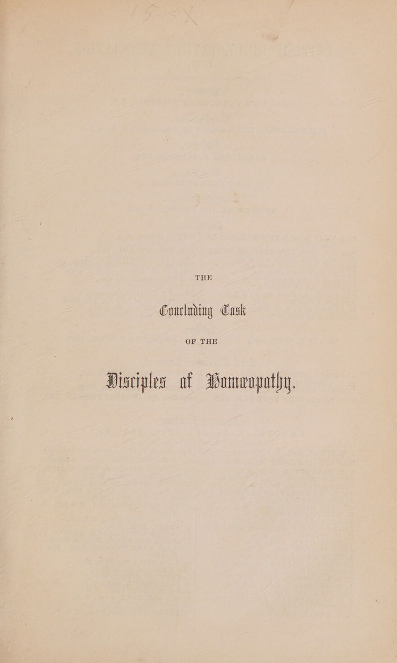 THE Cumlading Cask OF THE Divseighes of Aomwnpathy.