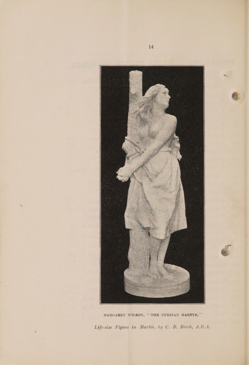 Life-size Figure in Marble, by C. B. Birch, A.R.A.
