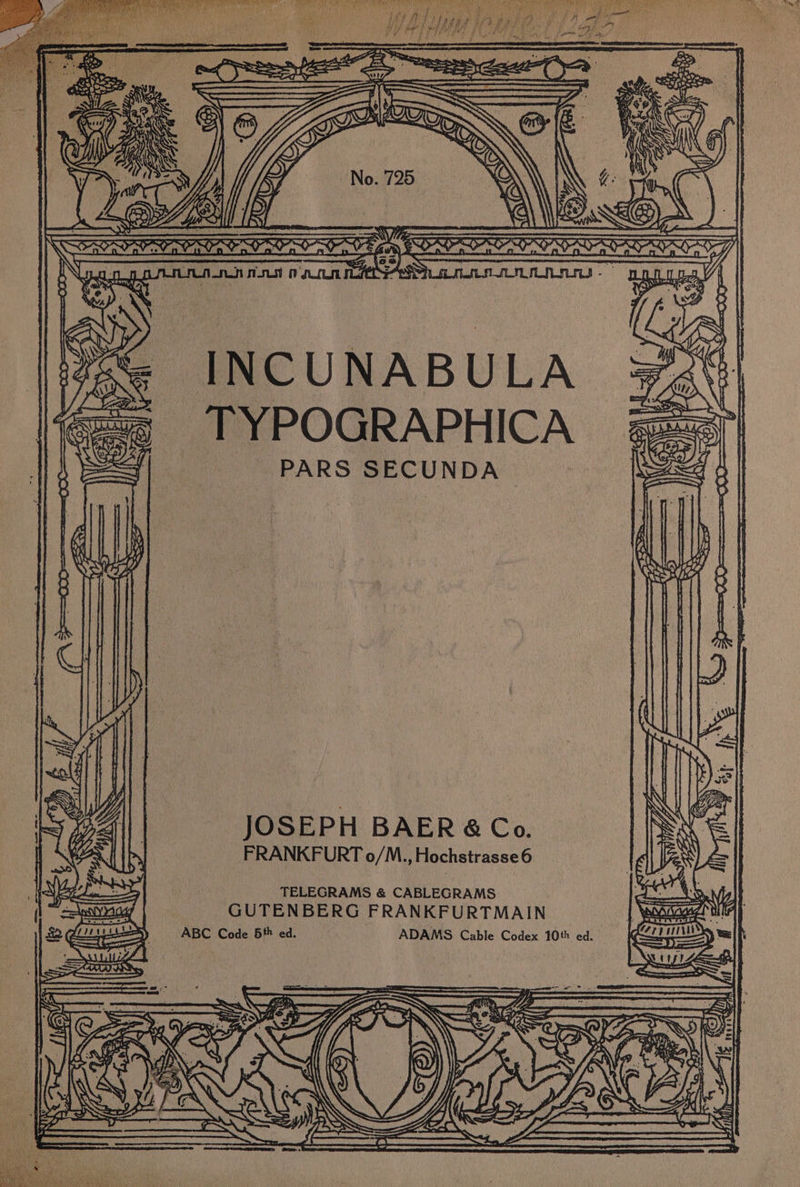 INCUNABULA TYPOGRAPHICA PARS SECUNDA