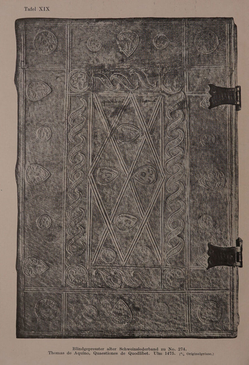 Thomas de Aquino, Quaestiones de Quodlibet. Ulm 1475. (+), Originalgrésse,)