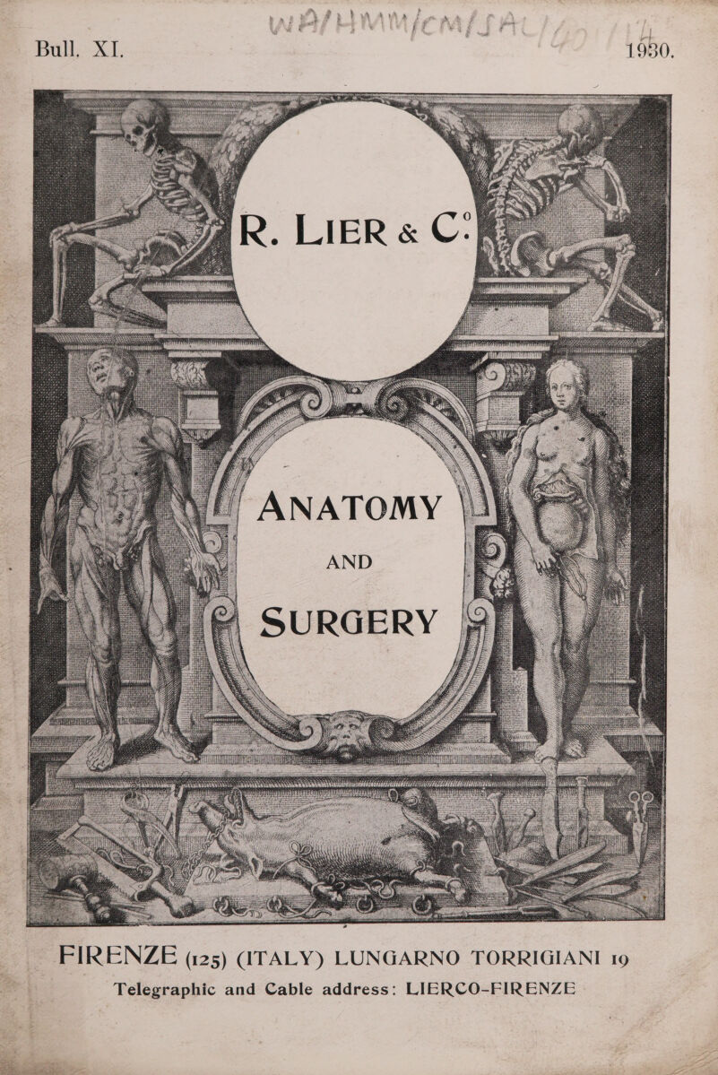 Bull, XI. _ FIRENZE (125) GTALY) LUNGARNO TORRIGIANI 19 Telegraphic and Cable address: LIERCO-FIRENZE »