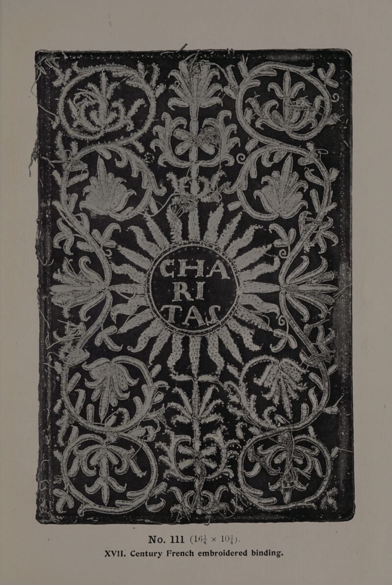 XVII. Century French embroidered binding,