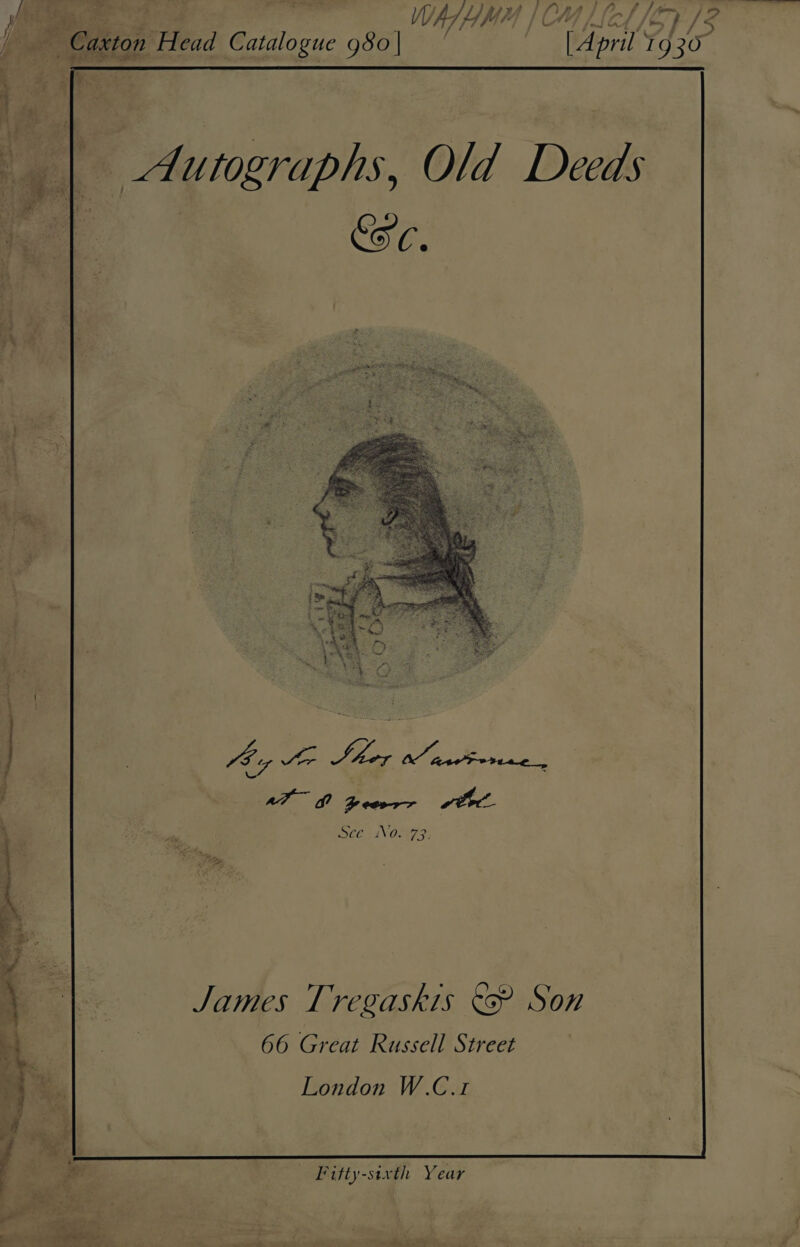 pee Pc Caxton Head Catalogue 980 | O2e 2 VON: James Tregaskis &amp;? Son 66 Great Russell Street London W.C.1 Fiftty-sixth Year ee ee ae ee ae df