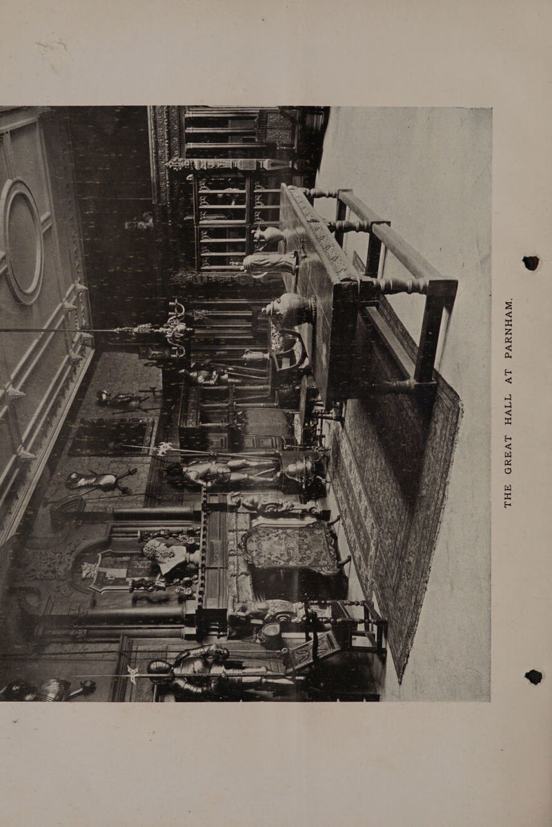 THE GREAT HALL AT PARNHAM.,