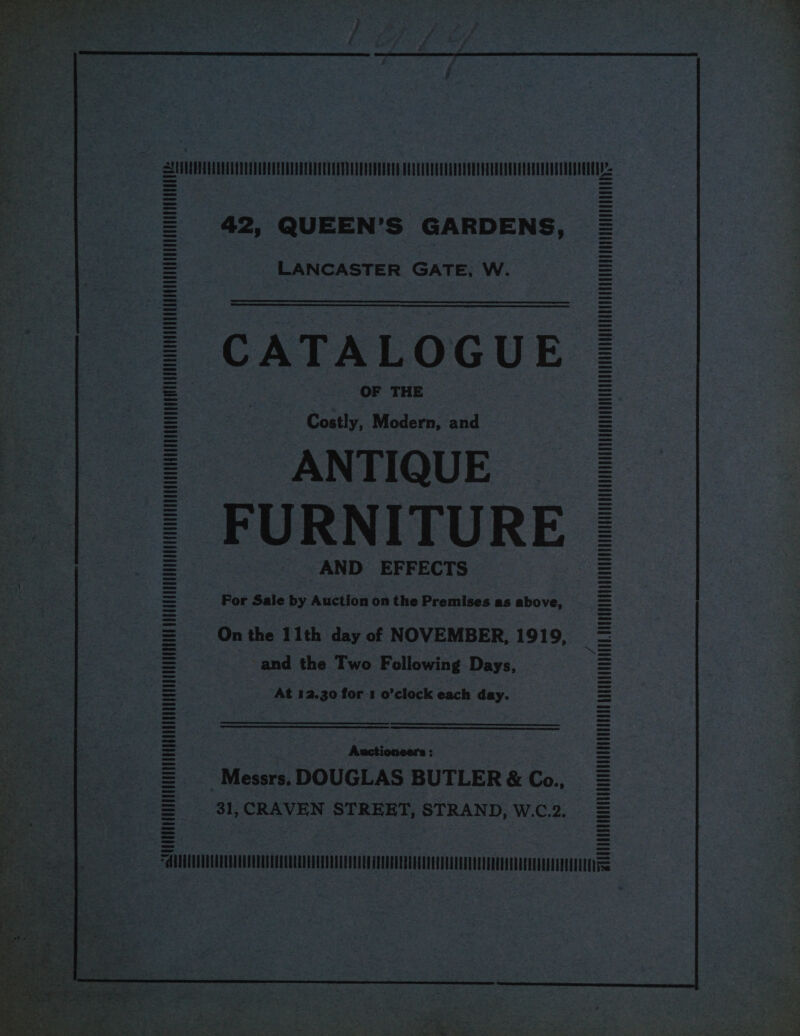 TTT LLL INvuvneceeecucvrnenateganeneenateaeveteecneneneceeeecenetets a! LANCASTER GATE, W. OF THE Costly, Modern, and ANTIQUE FURNITURE AND EFFECTS and the Two Following Days, At 12.30 for 1 o’clock each day. Auctioneers : 4 PU UAE PTET Ss
