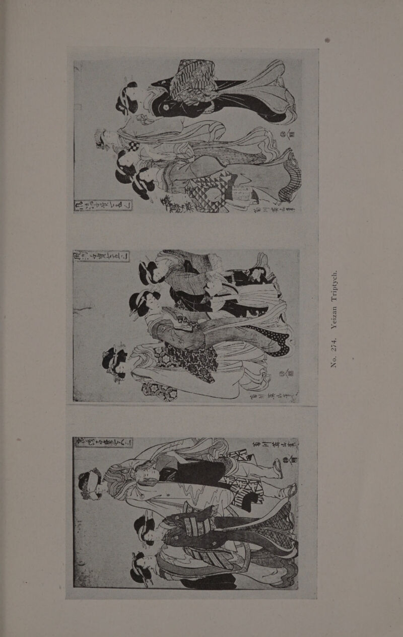 Yeizan Triptych. No. 274.