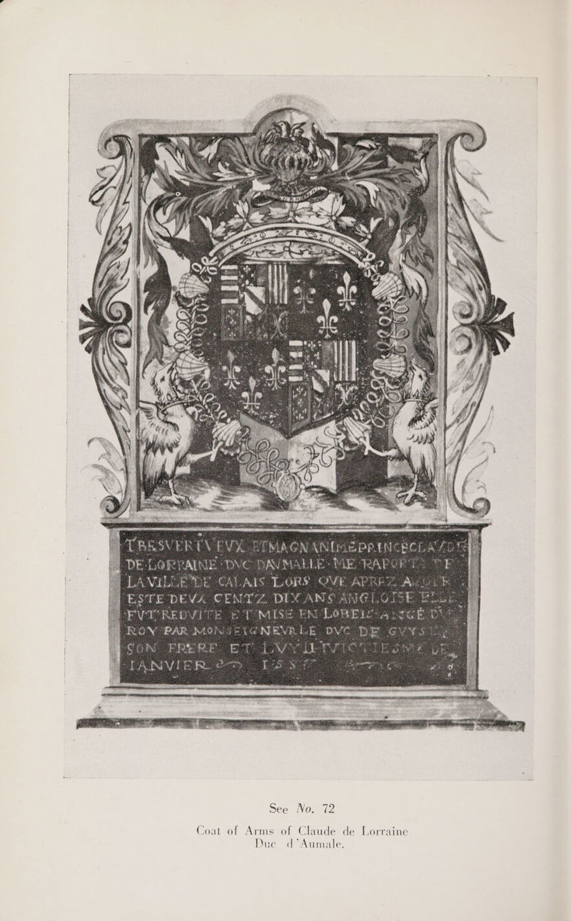 Coat of Arms of Claude de Lorraine Due d’Aumale.