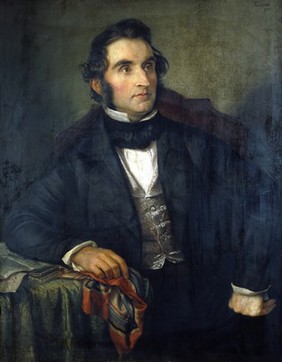 M0006616: Portrait of Justus von Liebig (1803-1873)