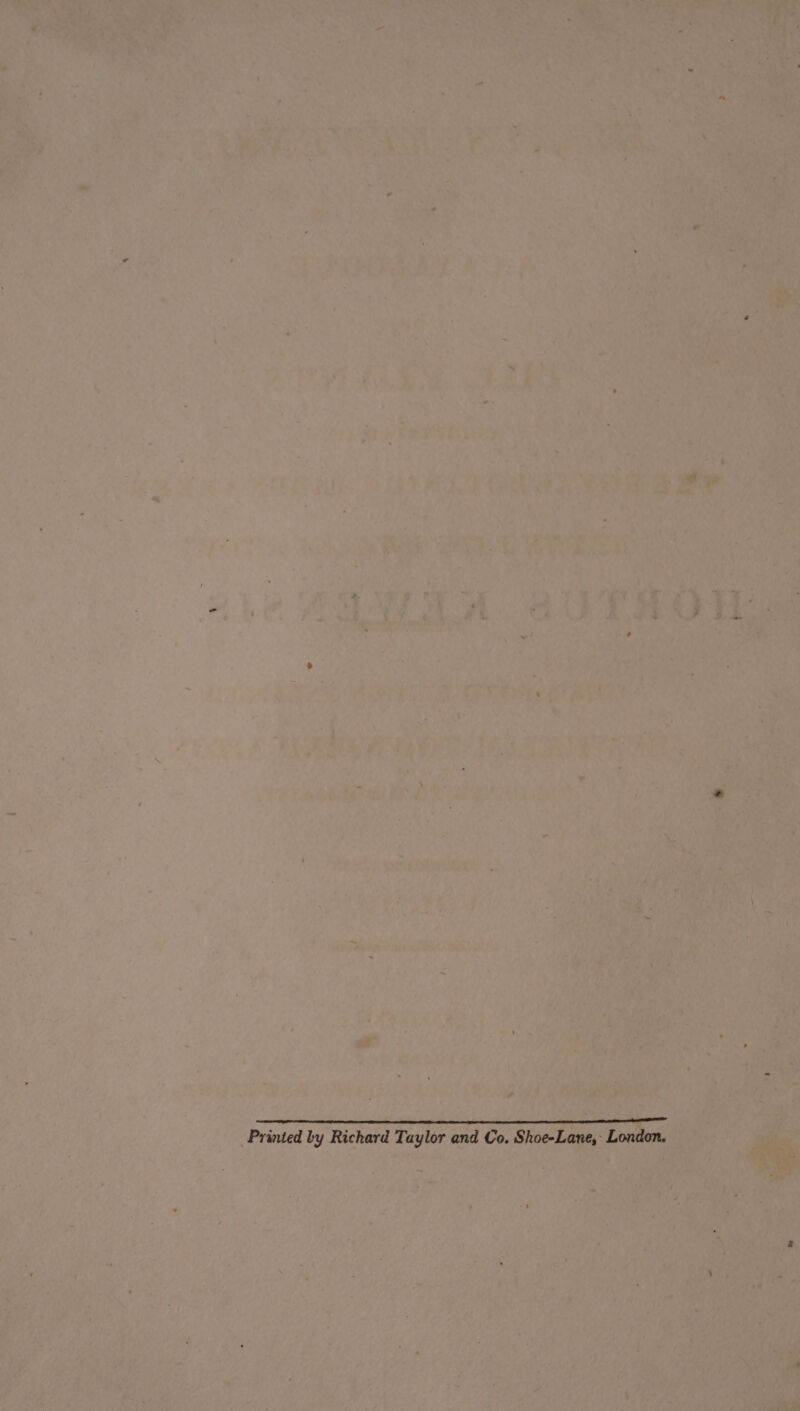 re ce Se CT Printed ly Richard Taylor and Co. Shoe-Lane, London.