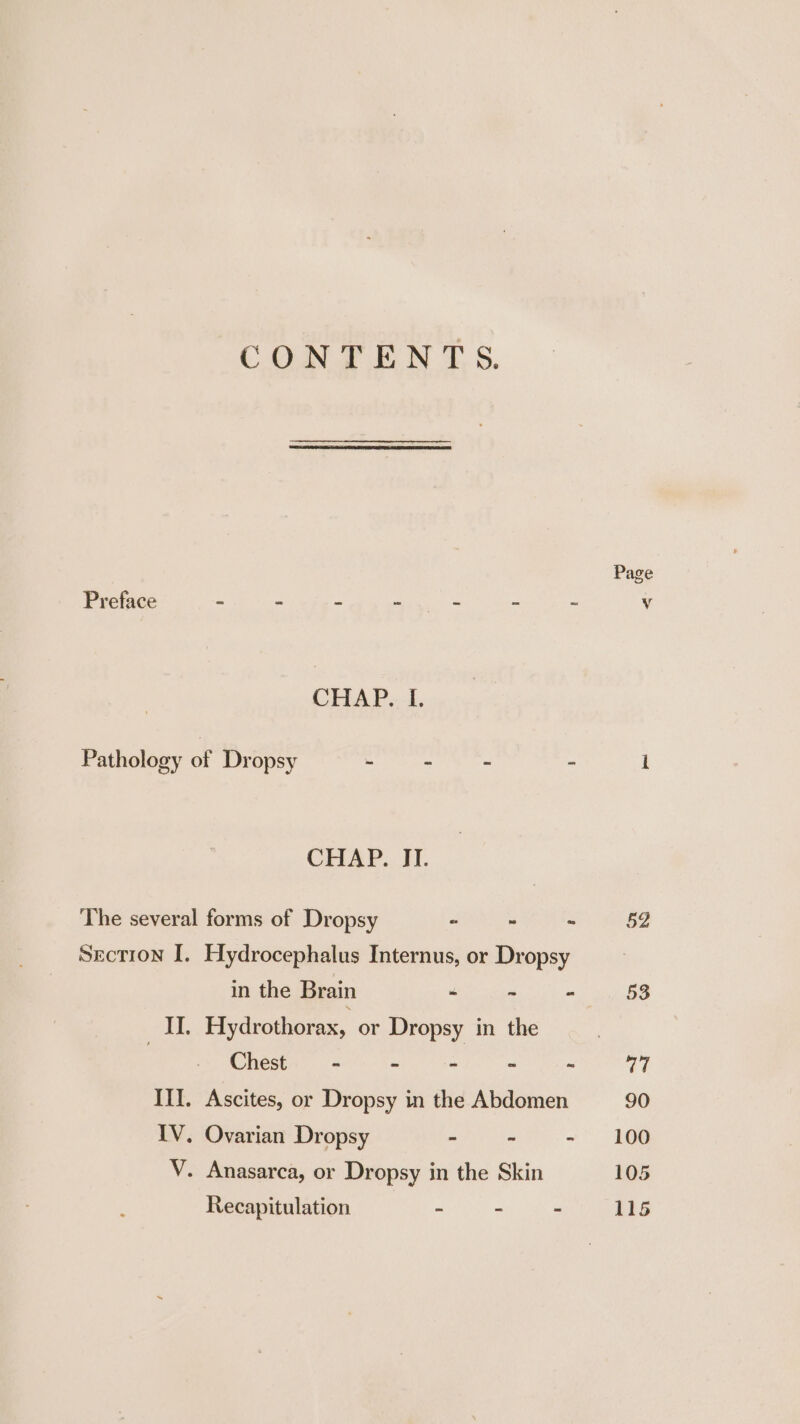 Section I. in the Brain Chest - Recapitulation oo 52 53 77 90 100 105 115