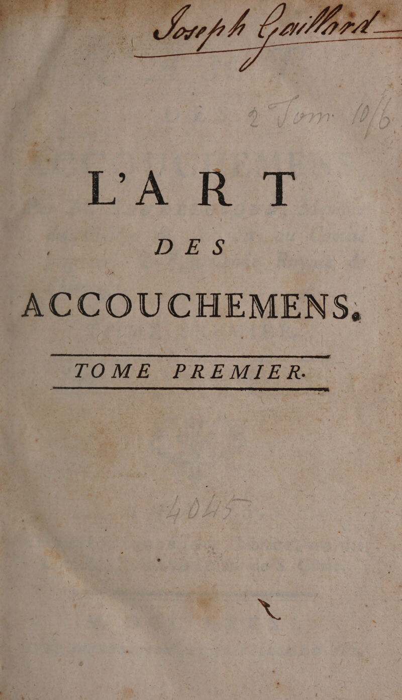 | 2 + CORTE ACCOUCHEMENS, | TOME PREMIER