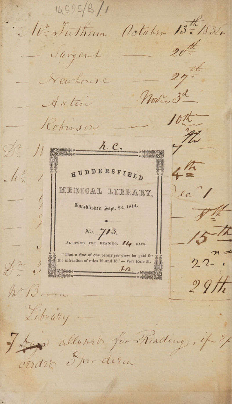 si hSOS [Q/1 a us o 4 spies “he a pe ead Li J; aaa THAN tt, [/s oes Jha ae | | i. | eg bicde: Hem ie 74s va Vb Pee i ee oi Eee | Itt EY andl . v, aD ; | | — ( Chis igen —— Ce /) pit AC: mg 7 oF ge ME DT GAL cides OS ee Estab lishoy Sept. 24, 1814. SS < oc ee oa ) - AULOWED FOR READING, Che DAYS. “That a fine of one penny per diem be paid for i » the infraction of rules 12 and 13.” — Vide Rule 21. ‘ ) ry i Ne yy, i. iss i a € Fp i t a JE le ni ne i. « hte ns d fer Tiatiny va, &amp; CaAiP e) fir RUE