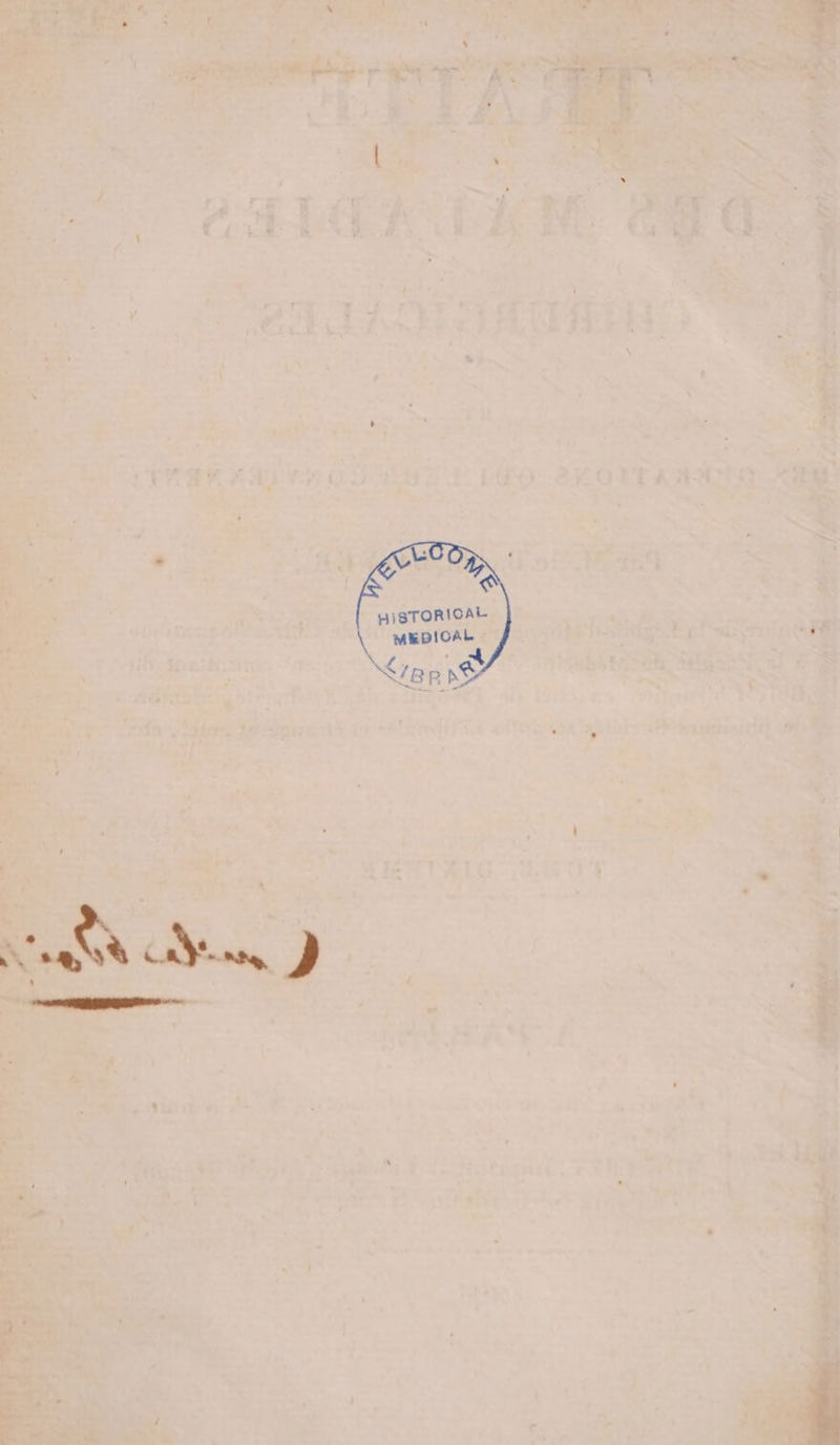 HiSTORICAL. | MEDICAL À ru tdrst)