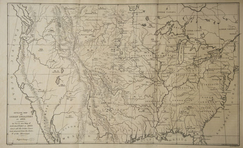 UPPER CANADA a a ~ ABM latheads a ee ay ai 7, 4 s N ZL ieniaders ™ ‘ Nene MIC AT L BA A Shoshonies eS washington , . gee VIRGINI ~Cun’s Seer ne Bsc. ae 5: = Ge aia see nee oases ee . SS - Monterey. S~- Arapahoes AK KK : ea BN ra hs Vip, =a SU GE S BD eih st “Ie aes E : ve ! a i = —_ : - a io ‘ #. 5; J IN a (ibson } i > aw )) ’ \ \ 4 “ a 2 = a y } . = e = ; x ‘ . > =—/ be S is) Za y) : ‘ f by z= i ( % - \ r S sa ’ i if S * ree ) = mS \ i \\ 1 g . tt, </ . | . : pp | Rw, : : ee Serer 4 E — Chizd ‘ : L ; a | a i C ' ’ fr =a { ‘ . .) 4 a , 7 ‘ \ © t 4 4, - ' ' C - fy} : : it j : an | ‘ . I 7] f; > 1 an i ' ‘s oe 4 5 ‘ > ce , 7 > 2 : = ea . a \ . ) y } y 1 er Q s ) = = Y ( Ss ss i ‘ = e = z i Hi = ya 45D } ww ; . i : E = = “( ‘ wi ~ 2 ro * é 4 = N) ‘ * : . ) “ . . , af 5, Bw OUTLINE MAP (“= OF wi INDIAN LOCALITIES it “1G. DAWN Navahoes RO “oP 0 a = es in Vol.2, see Map of || LOCALITIES in 1840 since all the tribes have heen removed from the States, 40) W. of the Missisippe. hee's “A: AAA »t XY ‘aman)ic i ‘, Creeks Seminoles Buffalo Lange - oi Seceeacae aee \ aa x7 Ge. Catlin 3 ( EET TNT Pan)