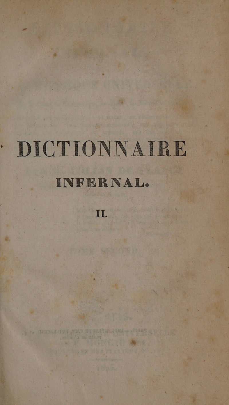 DICTIONNAIRE INFEHRNAEL. IL.