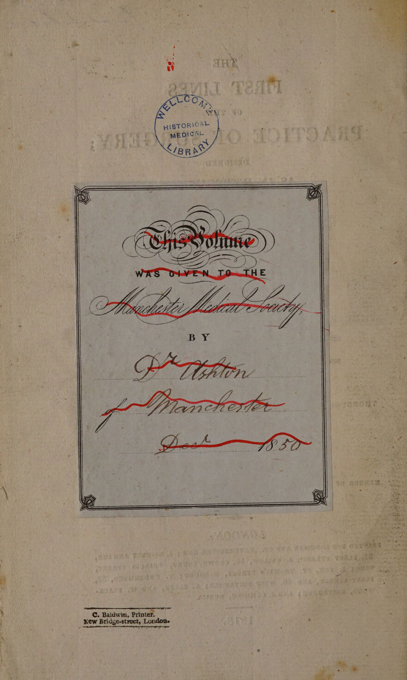 HISTORIC SL MEDIC! Cc. Baldwin, Printer,