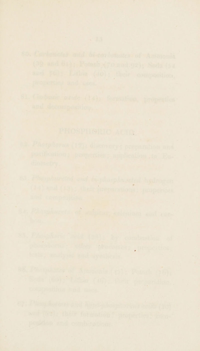 > - 5 5 a ts : ? aes : } fl i » . | va @ . = ; iT ¥ i Uy Lh a7 7 | | | : , ; : : i ~ , ; ; 7 * 1 - ,, 7 vy i 4 ’ if | | | | | | _ | 7 ‘ : “ > . v  , yee vel see © : +o - of i) , roe ’ | ’ ; | : | ® * | : iF ; “se ona: deaths, of: linieliisiae’ Ber yr 6 a grant . 81, : kde, jm, apn: een. : ——. ee OS eee ee” Ce at a “PHOSPHORIC » ACER. ‘ | 82. paren. (1%); poop preparation and — = Hometry. - = * 5. Phayphianetil ap RI en co)... my Sa oe Anata eremarwtiony ol a . wend COMPOHPE., SD “ta, Pha fosceet : ee «hem a oe a. 35. P 4 heipdiavic ‘tei aa hy fsiphieaia af 2) feseens atten Wpeosts;_, propertinny: | my ° anniyee Maslvayothesis. cae a : ne. Phowphstes6f Ajniavata ¢ Pate : ; ‘ i on Beda rl hesin Ain ie : gt |