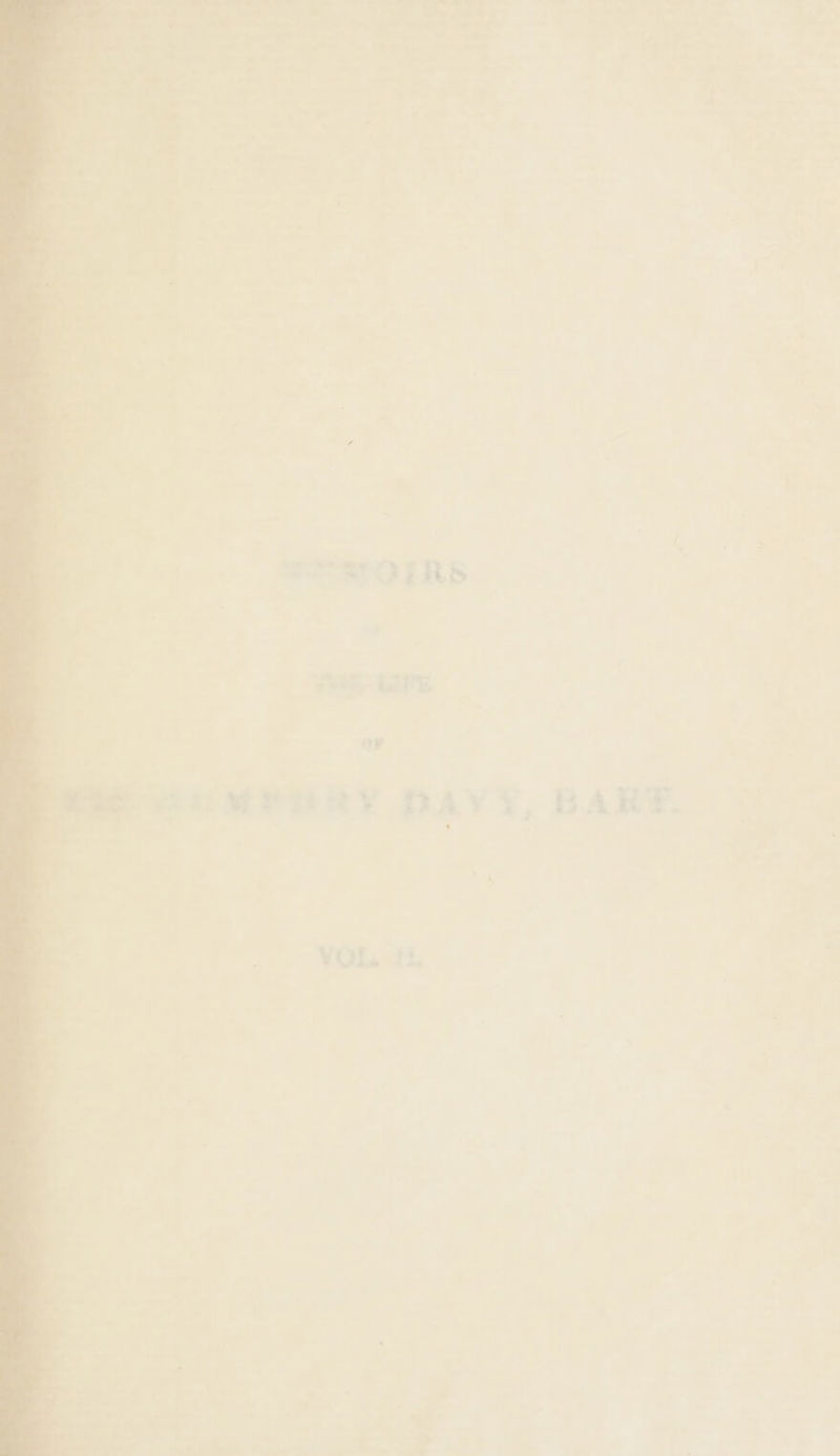 SP SORS BeaMPRAY DAVY, BART. VOL. {1