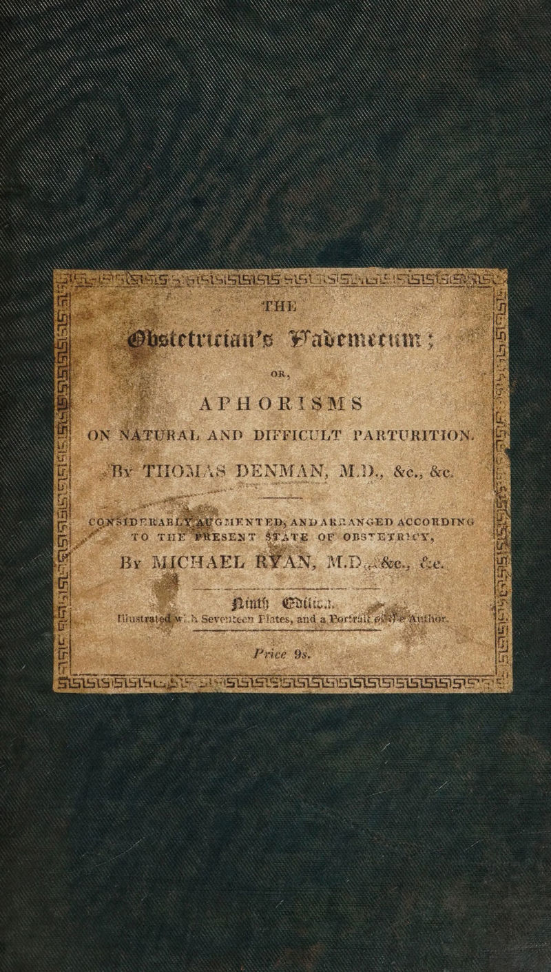 AN \ WW \ \\ SS MY \Y \\ SX \ ~~ \\ \\ \\ \ AN \ AN NY \\ AND DIFFICULT PARTURITIC , MD. &amp;e., &amp;e. e. eS snd a, sealer