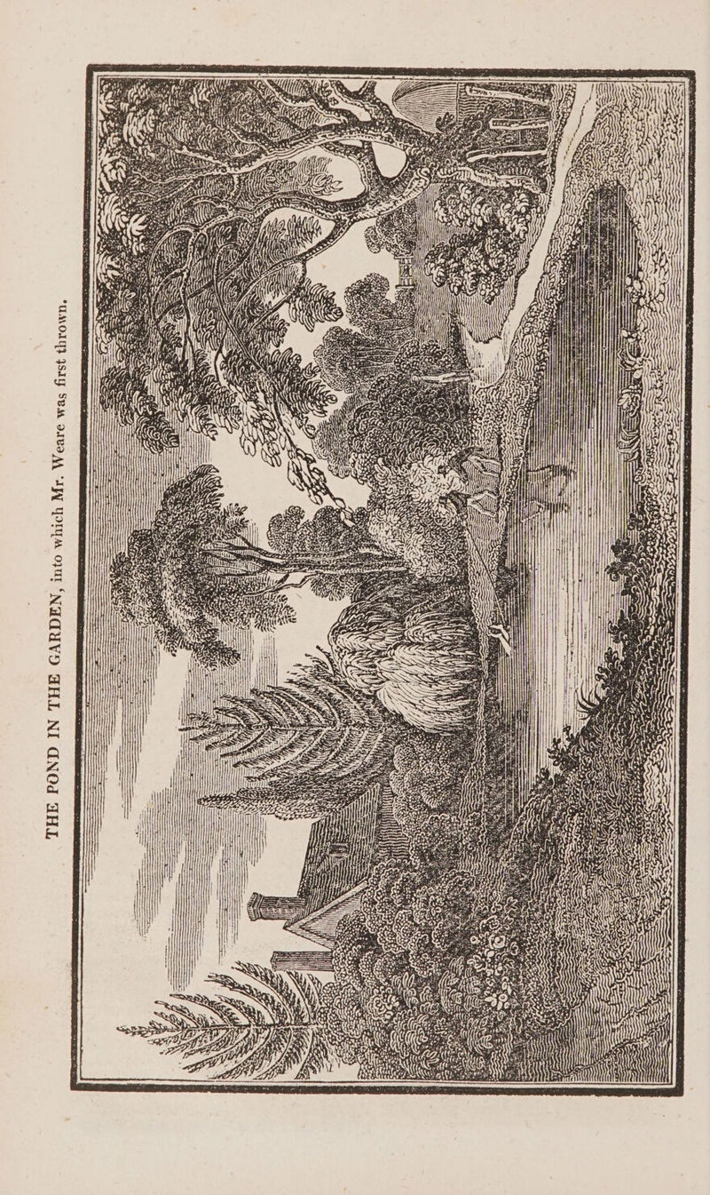 THE POND IN THE GARDEN, into which Mr. Weare was first thrown. we em) 2 x 3 ra ese So:55- me ante - ~'s cy Q % Bier de bene $e SE