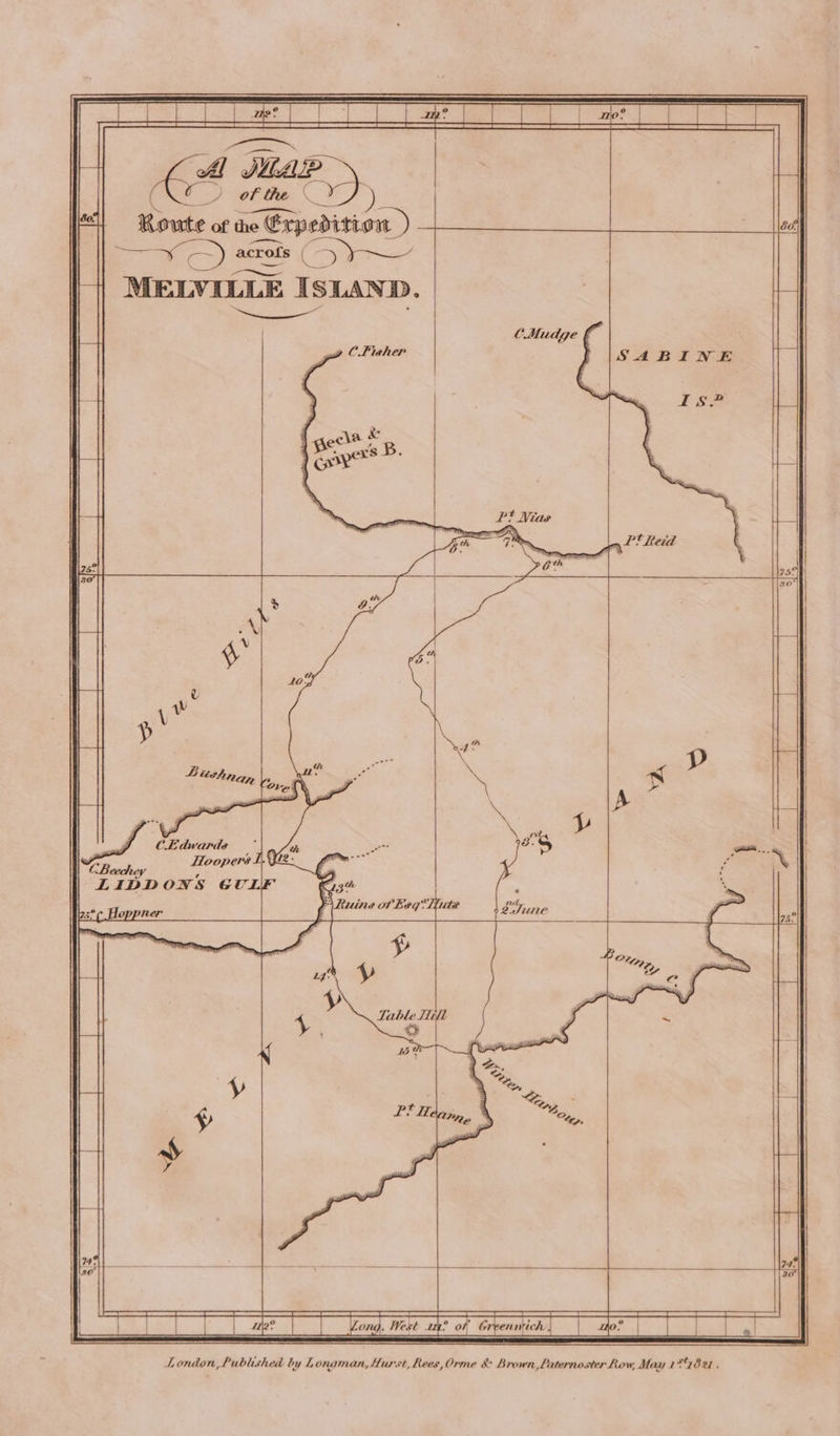 Pe VC) se MELVILLE ISLAND. | s : C Mudge 5 Ptheid 5° Hopprer London, Published by Lonaman, Hurst, Rees, Orme &amp; Brown,Laternoster Row, May 18782 .