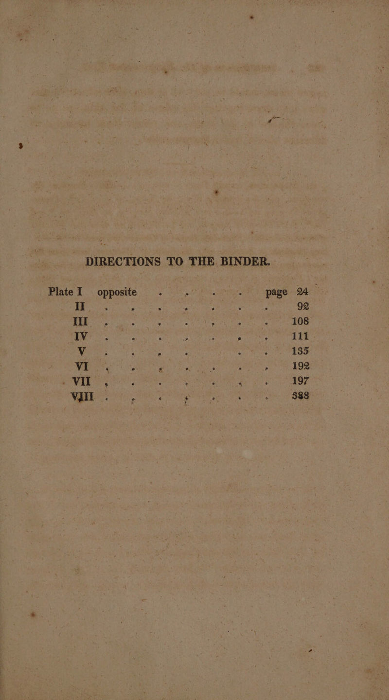 - DIRECTIONS TO THE BINDER. PlateI opposite . . .° . page 24. Be hee ay aperes ee E T e 92 Be berets yet tee ta etd EE 2 nea inert ake IMMA Se a SSP at till 9 ae ae oan aiar ar eee Poe Wr eee Fa ee ee eee ON es 3 | er ae oA eg aly aR 4 SE eh PE en ee ie