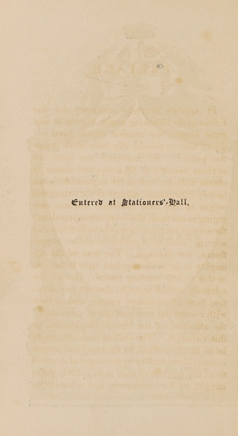 @ntered at Stationers’ Ball,