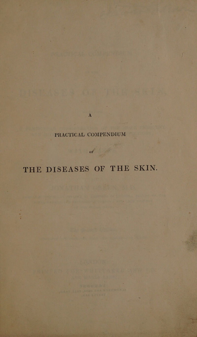 PRACTICAL COMPENDIUM oF THE DISEASES OF THE SKIN.