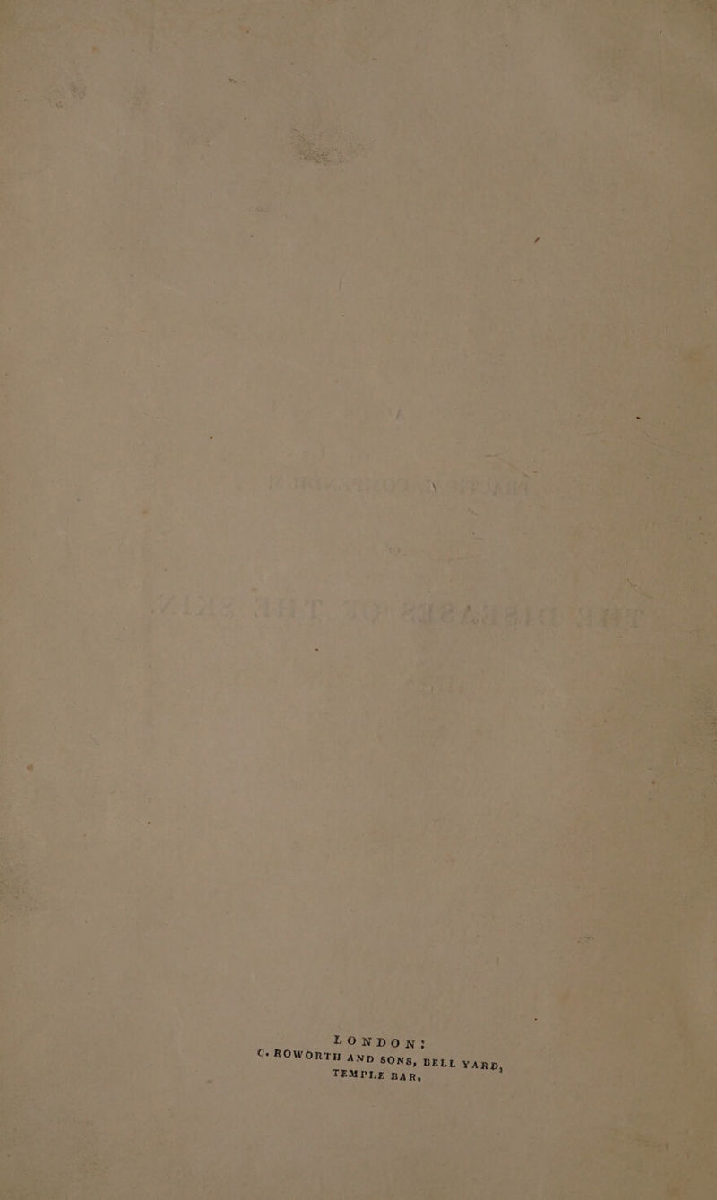 ‘ i; Ge Rowontn AND SONS, BELL YARD,