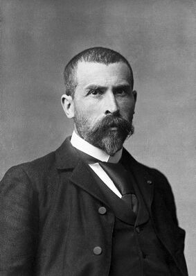 M0010975: Portrait of Waldemar Haffkine (1860-1930) / M0010976: Portrait of Pierre Paul Emile Roux (1853-1933)
