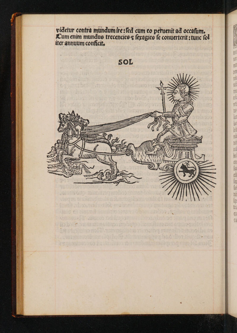 videtur contra mtndumire:fed cum eo pekuenit ad occafum. Eum enim mundus trecenciee 4 ftyagice fe conuerterit : tunc fol iter annuum conficit, — : NX OMANMSESNNSS SWORD MUS dm SUA SNC 777 Z2 / NNCCCERI IACTA