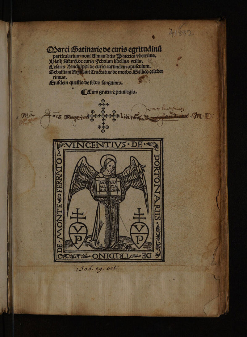 E $ Marci Gatinarie de curis egritudinũ particularium noni Almanſoꝛis ꝛactiea vberrima. stelaris Land i oe curis earundem opuſcubum. , Sebaſtiani Aq ani Tractatus de moꝛbo Sallico celeber rimus. . SÍ Eiuſdem queftiobe febie ſanguinis. 55 ¶ Cum gratia c pꝛiuilegio. 3 „ M-. E - S av. SS NN N NN (il AN f 6 dU JA (n E 2 5 : — 8 N i — 4 7 I SE