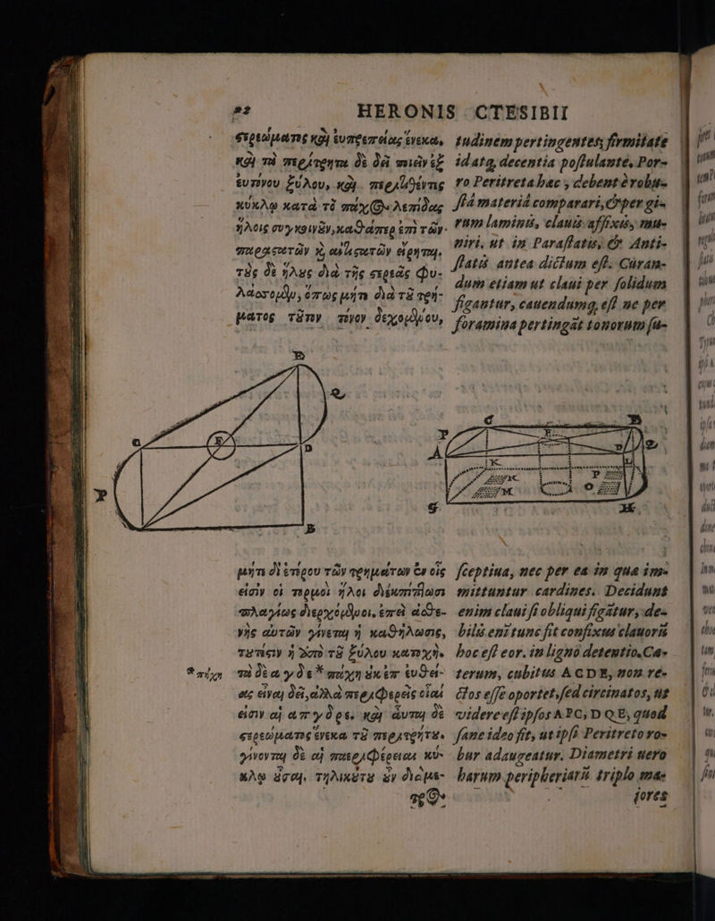 2 n кё ai mise de да тиеу idatg decentia poftulante, Por- фуду АШ xj eqn ro Peritreta hac, debent ò rob A а .  a xard vi тиу ОАетда SA materi comparari, брен gia A big 0e n Nan m vay. ! lam nes clauis ДА ARSTER? эшенлетй È ashr dl gnm, niri. ut in Paraftatis, e Anti- N fiat antea dictum eff. Cüran- Tas de M did Tie eds Qu: y dum etiam ut claui per folidum Acoso, à 07 0g pin Ad TE тең- figantur, cauendumq, eff ne per paros Tüny пиу dex otov, foramina pertingat tonorum f- pin di enger ray iron Со olg ſceptiua, nec per ea in que im- «ілу ob moua I Ae Митот mittuntur cardines. Decidunt mayus dede e de. enim claui fi obliqui (аиту de- yis ard Aver y nadidons, bili enz tunc fit confixus clauoris TER Y эло TÈ Bnew малту)» hoc eſt cor. in ligno detentio.Ca- 724 ¿de ay 24% men SX ET tuer ferum, cubitus A CDE, aon re- ots ena Gel, ed mejQueis cia ctos effe oportet fed cirzinatos, ut елу aj ату дев. KO a de videreeff ipfos APC; D QE, quod єзгє wend TE TECATE fane ideo fit, ut ipſi Peritreto ro- wie de ај rus Degeims xv. bar adaugeatur. Diametri nero хле 8704, тућмхета ¿y depa barum peripheriarh triplo ma: | ©» | (0765