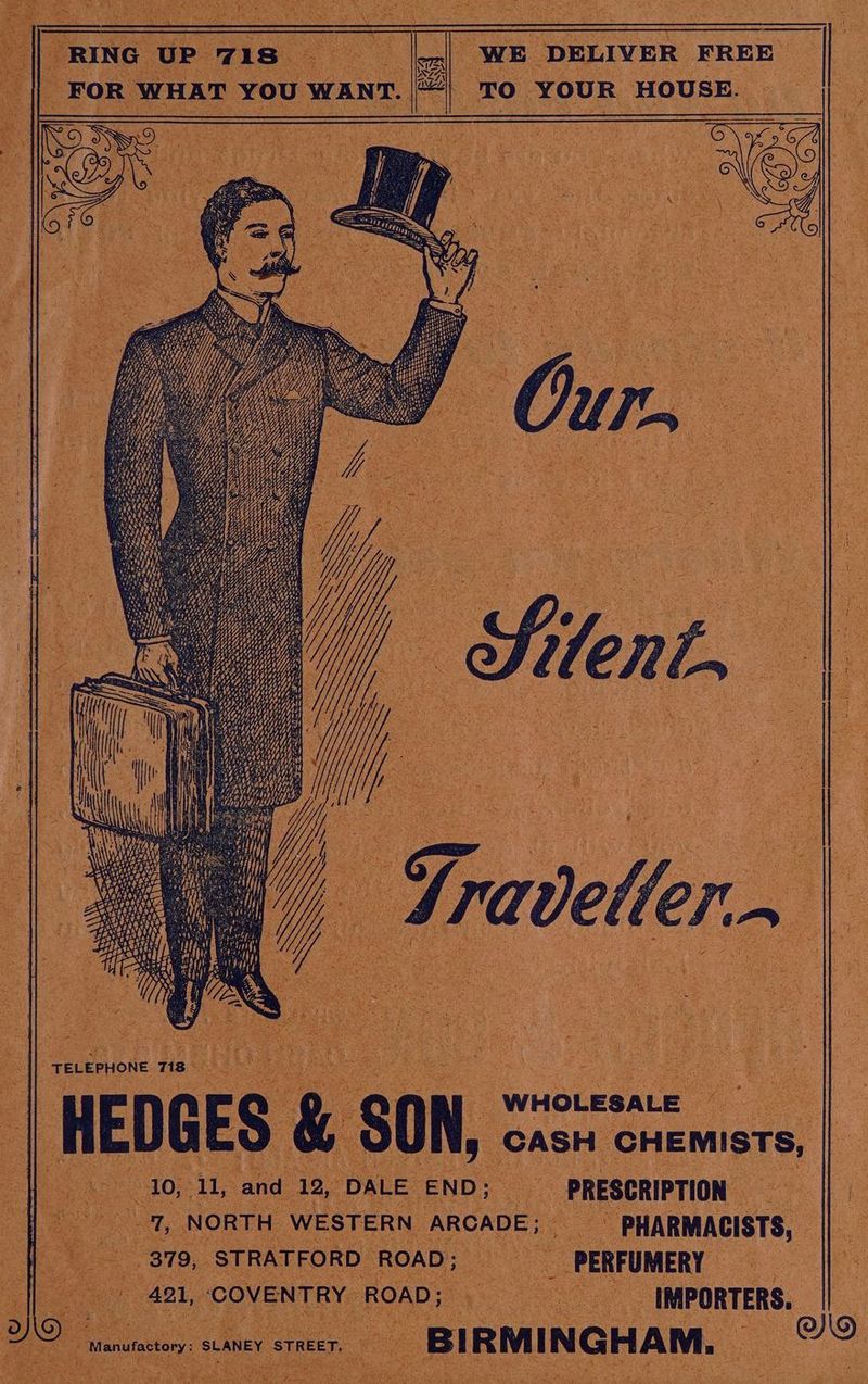af Sis Yi F To YOUR House. Fe 4EMISTS, * H 4 1s ze we 4 WHOLESALE — pase BIRMINGHAM AeA Sos SS SSS SSNS : oe ee ney, 2a See a len, oat: Ww Se Sirens te “TELEPHONE 718.