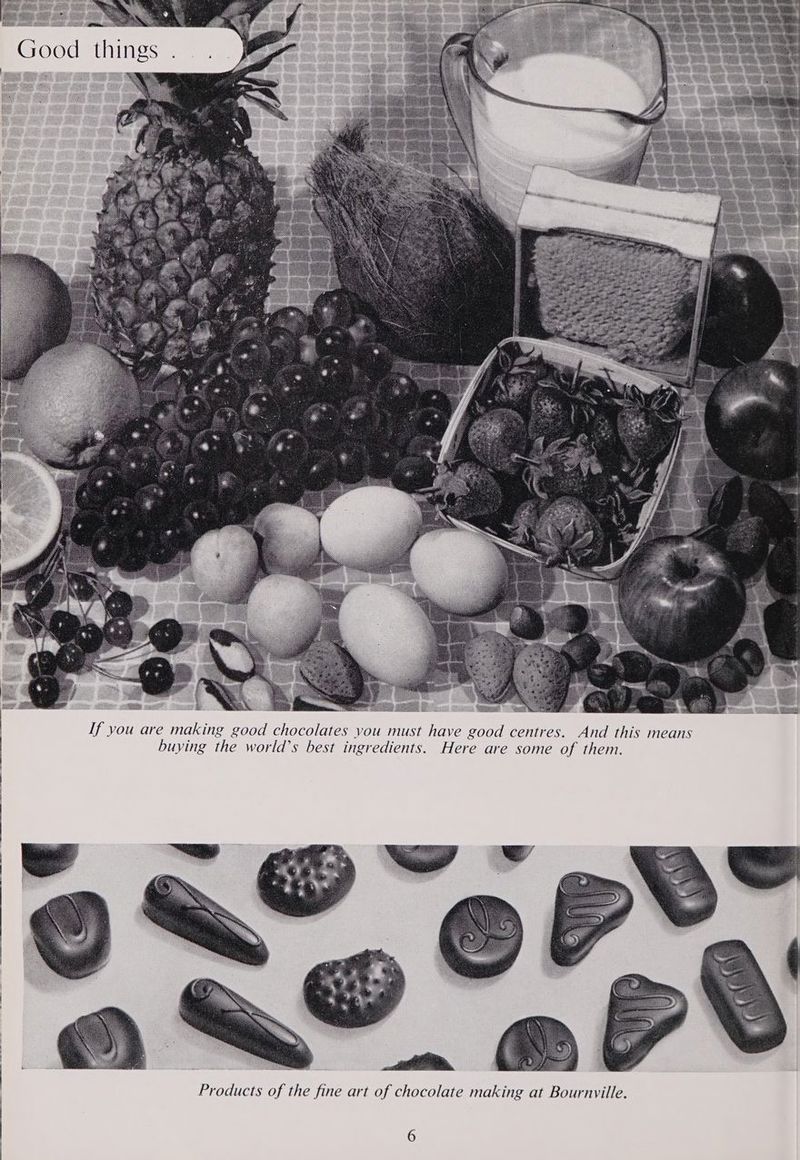 ty, Ly Soe If you are making good chocolates you must have good centres. And this means buying the world’s best ingredients. Here are some of them.